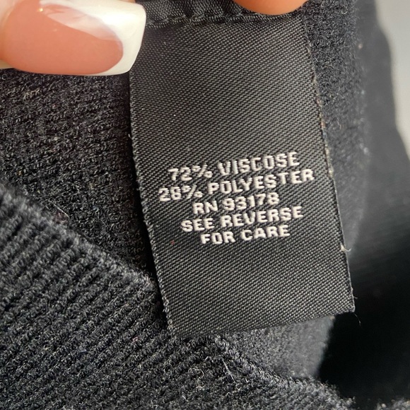 Black Top Sweater Small Premise - Picture 6 of 8